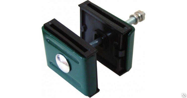 Крепление 2 Скобы и болт М6х40 RAL 6005 зеленый, цена в Ростове-на-Дону ...