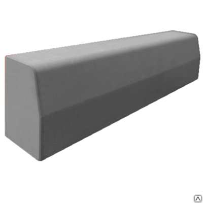 Бордюр магистральный железобетонный БР100.30.18 цвет серый