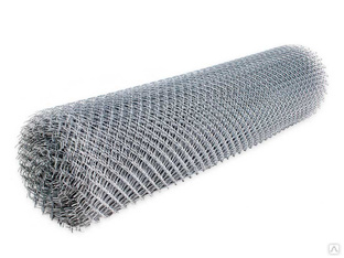 Сетка рабица плетёная с полимерным покрытием ПВХ 55х55 d=2,5 мм (1,5х10 м) 