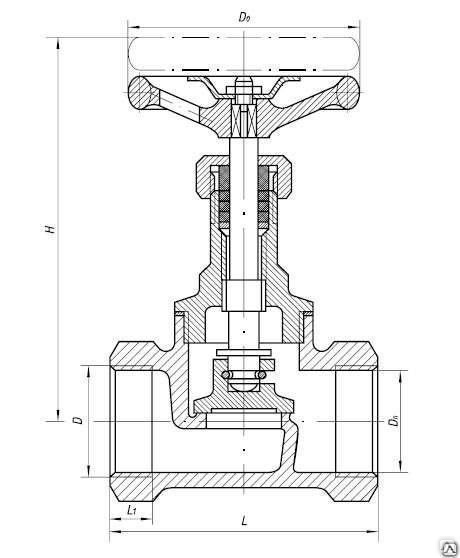 Клапан запорный проходной муфтовый бронзовый, цена в Санкт-Петербурге ...