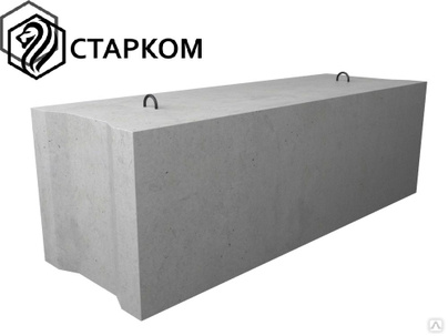 Фундаментный блок сплошной 24-6-3-т ГОСТ 13579-78