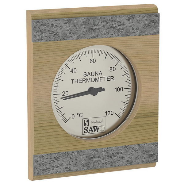 Термометр Sawo 280-TRD (кедр со вставками из камня)