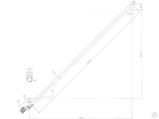 Угол наклона шнека цемента