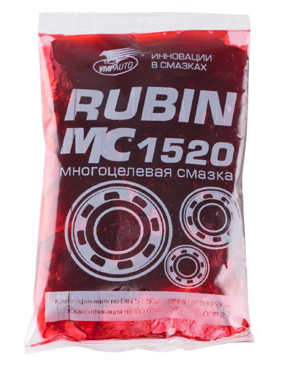 Смазка многоцелевая, универс, водстойкая ВМП МС-1520 RUBIN 90г стик-пакет
