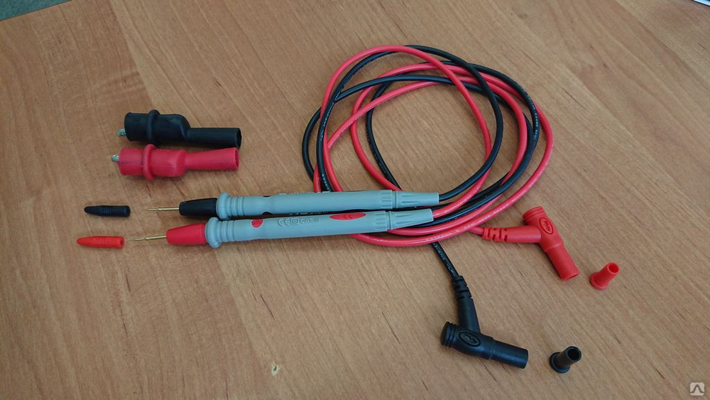 Щупы силиконовые для мультиметра 1000V 20A с крокодилами, цена в ...