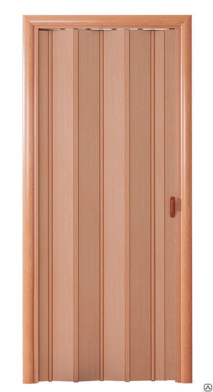 Дверь-гармошка ПВХ без стекла Ольха Стиль 0,84м*2,02м
