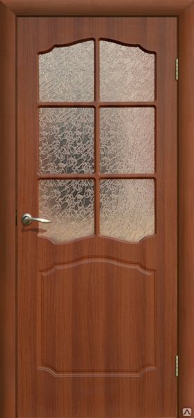 Дверь межкомнатная КЛАССИКА остекленная. 4 цвета на выбор. Ширина полотен от 60 до 90см