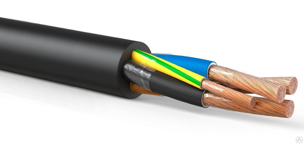 Кабель КГЭШ 3х35+1х10+3х2,5-1140В ТУ 16.К73.012-95 (ГОСТ 31945-2012 ...