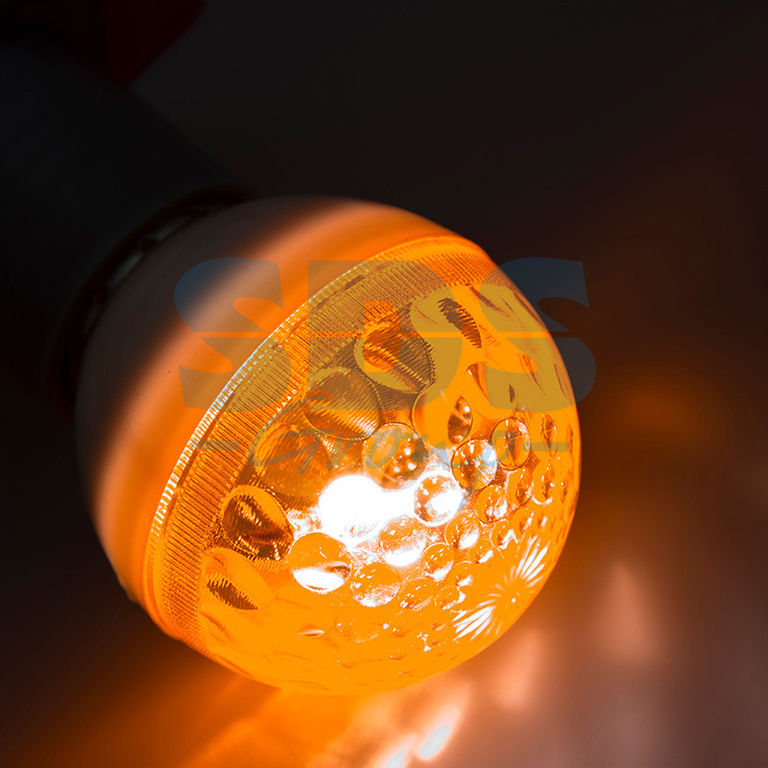 Лампа строб e27 Ø50мм оранжевая Neon-Night