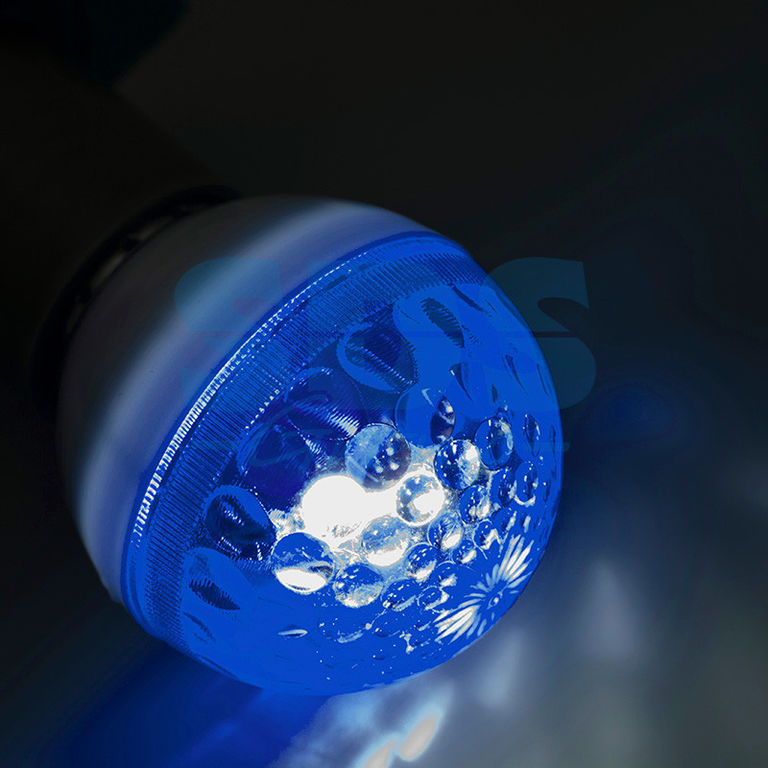 Лампа строб e27 Ø50мм синяя Neon-Night