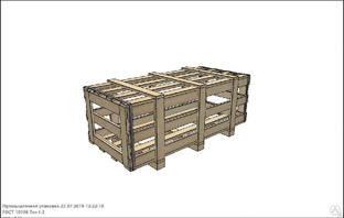 Деревянный ящик для перевозки по ГОСТ 10198 1800x800x600 Тип I-2 купить ...