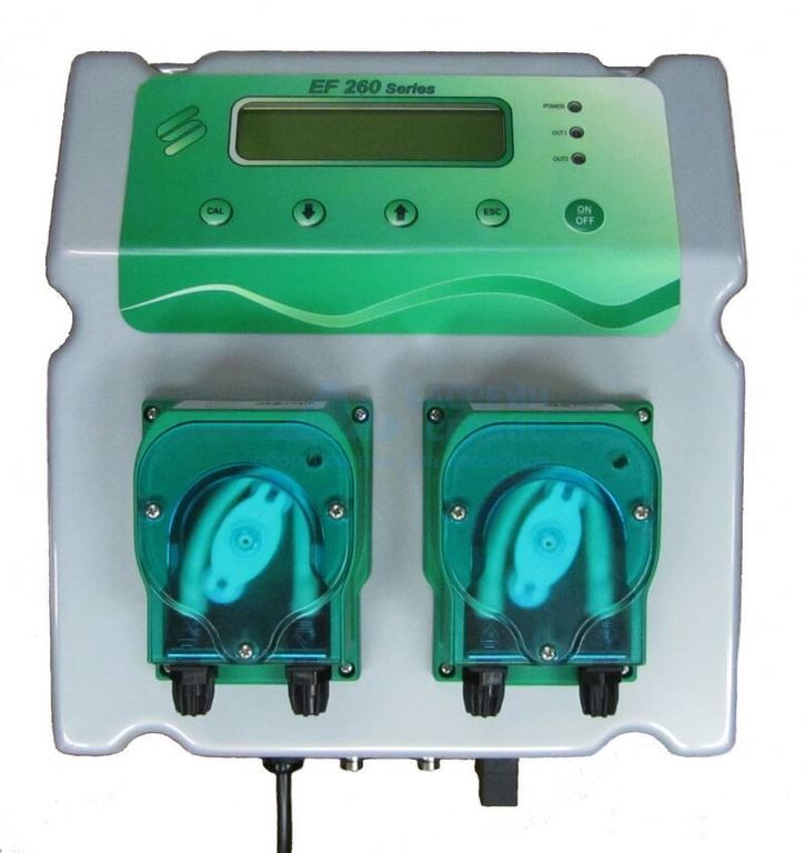 Контроллер EF265 pH/Rx с перистальтическими насосами 1,5/6 л/ч