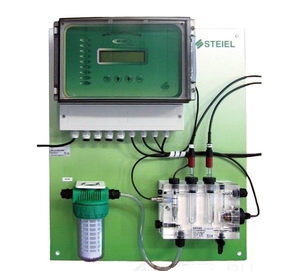 Контроллер pH, свободного хлора, Rx и температуры PNL EF214 pH/Rx/T/CLE12