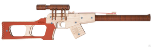 Резинкострел макет деревянный стреляющий ВСС "Винторез" #1