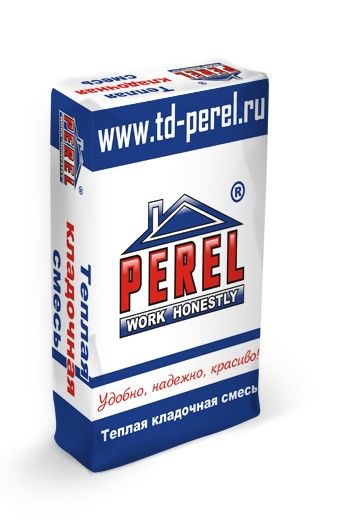 Теплоизоляционная кладочная смесь Perel TKS 8020 (эффективный) 17,5кг