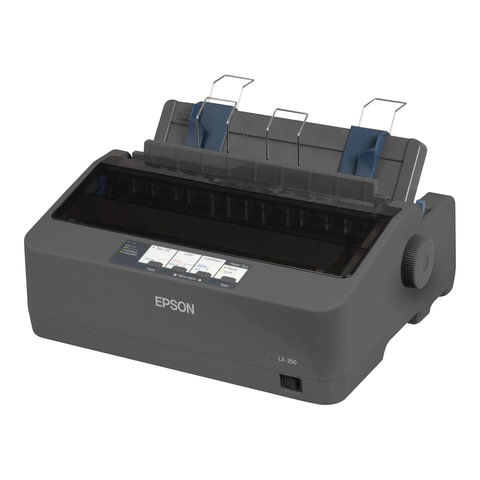 Принтер матричный EPSON LX-350 (9 игольный), А4, 347 знаков/сек, 4 млн/симв