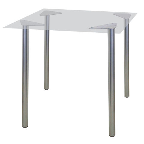 Рама стола для столовых, кафе, дома "Альфа", универсальная, цвет серебристы
