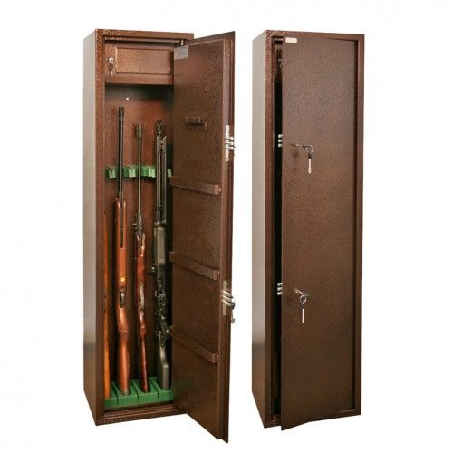Оружейный шкаф КО-033т ( 4 ствола ) ВхШхГ,мм: 1400х360х280