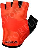 Тренировочные перчатки Reebok (без пальцев) красные размер XL RAGB-11237RD