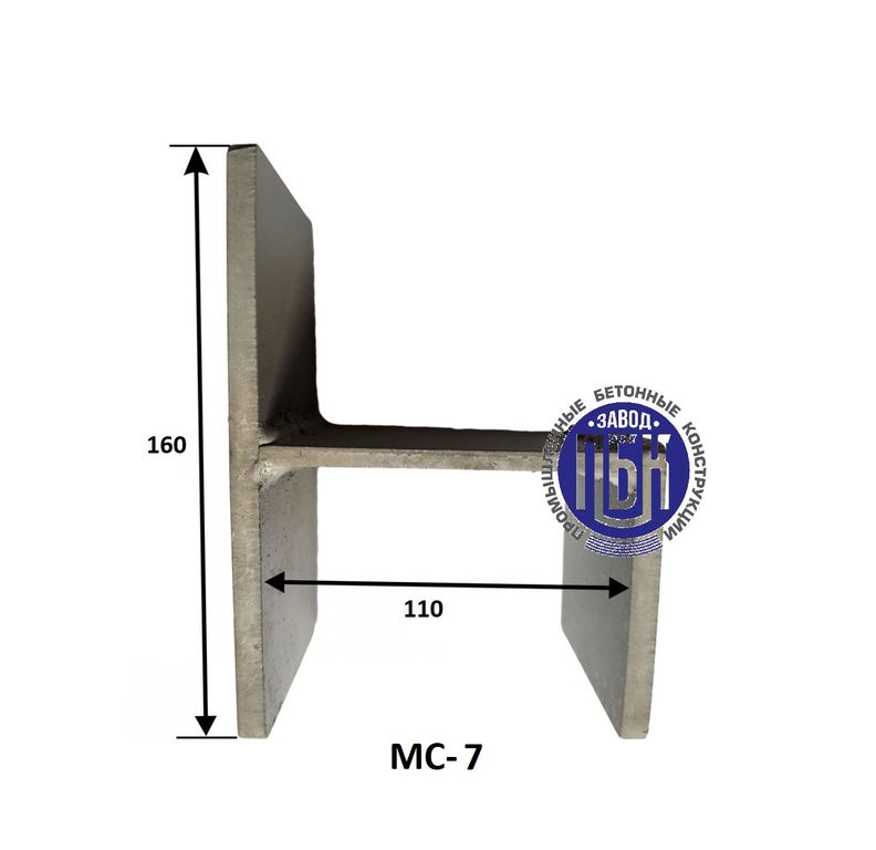 Элемент соединительный МС-7 для колодца, плит ПП, днищ диаметром 1,5 м