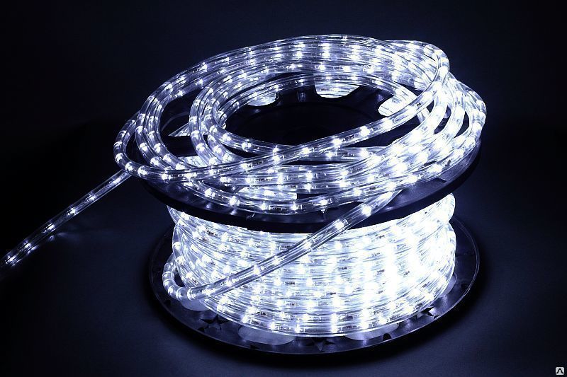 Дюралайт LED круглый, 2 жилы, 11 мм, 36 л/м (Белый)