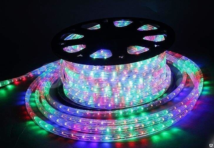 Дюралайт LED прямоугольный, 10x14 мм, 72 л/м MIX