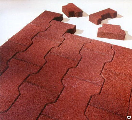 Резиновая брусчатка Катушка (225х135 мм) 20 / 40 мм купить от 3 600 до ...