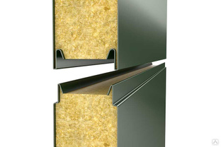Стеновая трехслойная сэндвич-панель Z-Lock 1000х180 мм 