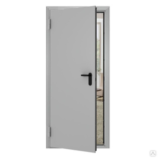 Дверь техническая однопольная ДТМ-01 1850х1150 мм, 3 петли 