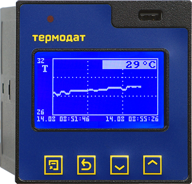 Термодат-16Е6/1УВ/1В/2Р/1РС/1Т/1А/485/8Gb/F регулятор температуры
