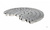 Плитка тротуарная Готика 50 мм серый #2