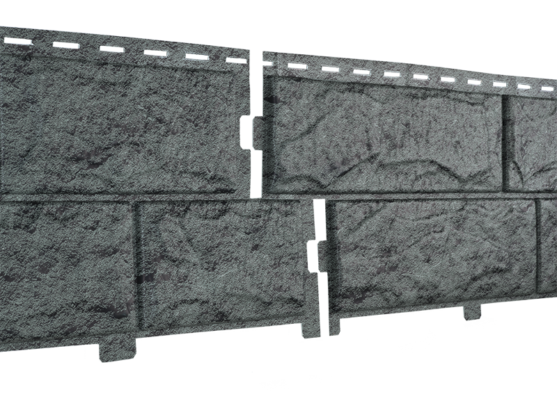 Фасадная панель Камень (изумрудный) размер 3.025мх0.255м S-0.68м.кв