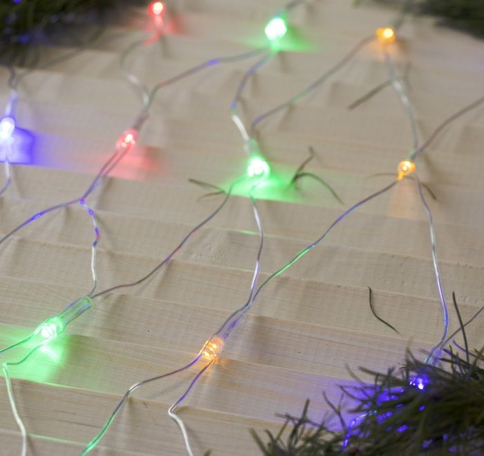 Гирлянда "Сеть", 1.6 х 1.6 м, LED-144-220V, нить прозрачная, разные цвета