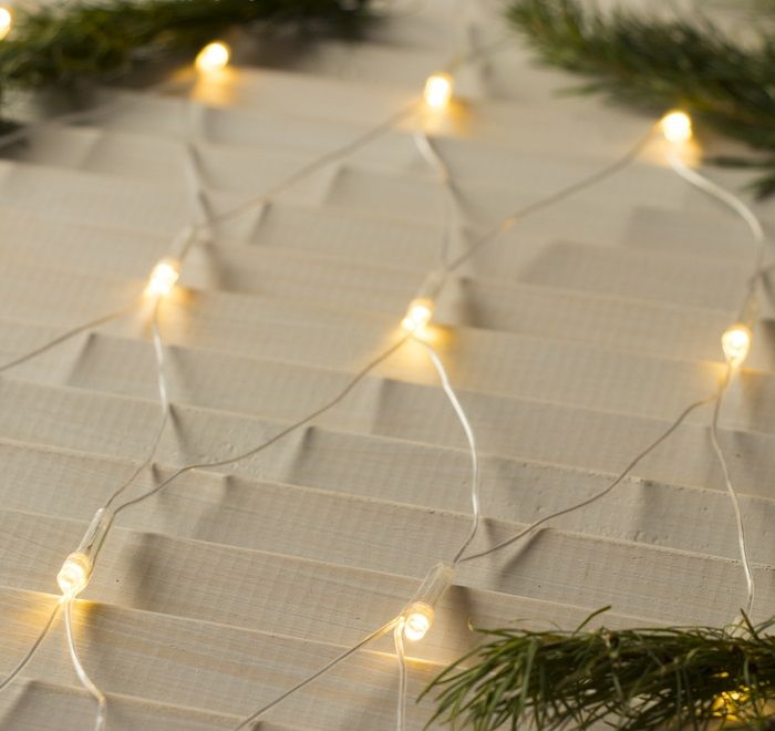 Гирлянда "Сеть", 1.6 х 1.6 м, LED-144-220V, 8 режимов, нить прозрачная, Тёплый белый