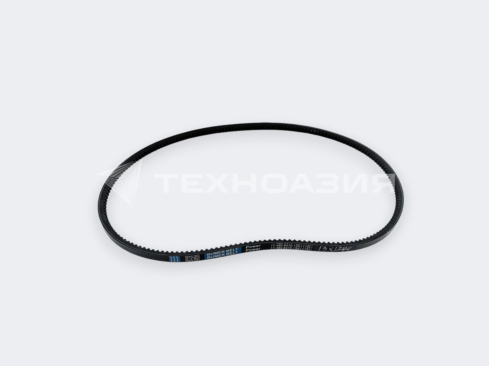 Ремень зубчатый B230106000058/AV13X1240 ДВС ISUZU 6WG1 Sany Ремень зубчатый B230106000058/AV13X1240 ДВС ISUZU 6WG1 Sany